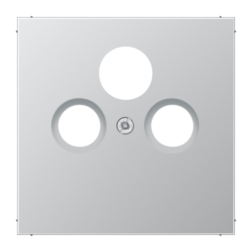 Накладка на розетку телевизионную JUNG LS METAL, алюминий