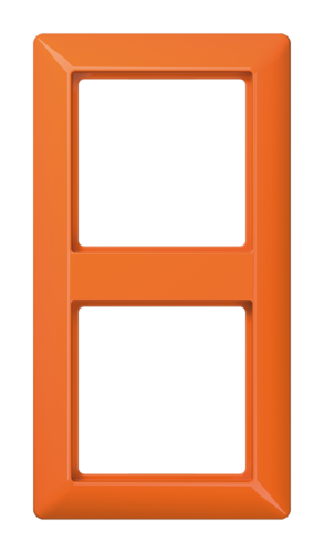 Рамка 2 поста JUNG AS 500, оранжевый