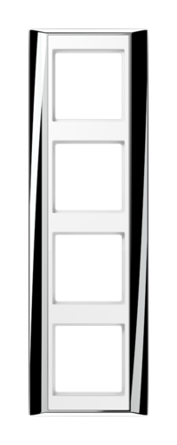 Рамка 4 поста JUNG A PLUS, хром