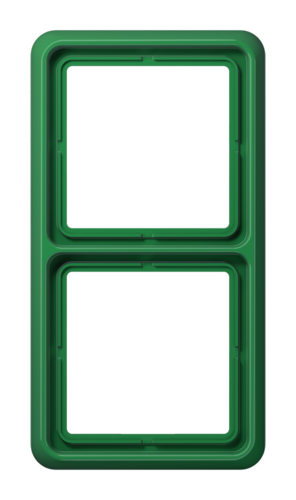 Рамка 2 поста JUNG CD, зеленый