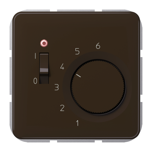 JUNG CD 500/CD plus Коричневый Термостат комнатный, 10(4)А