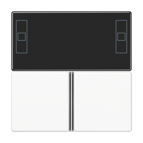 JUNG KNX Белый Набор накладок для комнатного регулятора