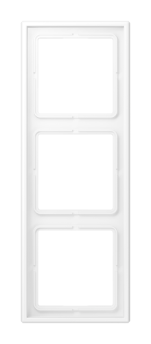 LS990 Рамка 3-ная, цвет Матовый белый