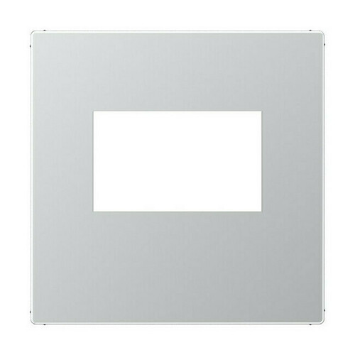 Накладка на USB-розетку Jung A 500, скрытый монтаж, алюминий, A1569USBAL