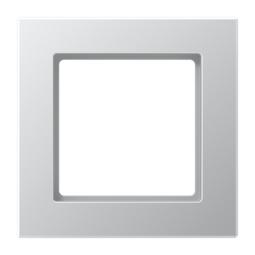 Рамка 1 пост JUNG A CREATION, алюминий