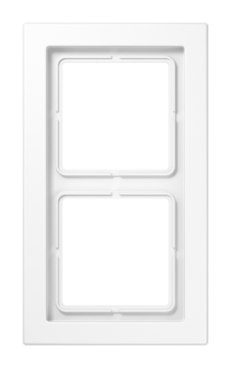 Рамка 2 поста JUNG LS DESIGN, белый