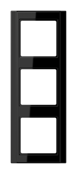 Рамка 3 поста JUNG A 500, черный