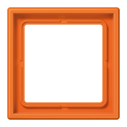 Рамка 1 пост JUNG LS 990, оранжевый