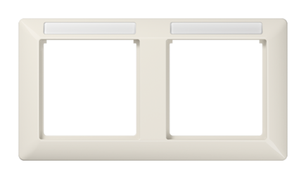 Рамка 2 поста JUNG AS 500, горизонтальная, слоновая кость
