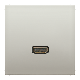 Розетка HDMI JUNG LS METAL, сталь