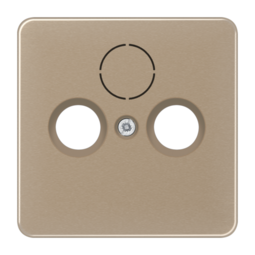 Накладка на розетку телевизионную JUNG CD 500, бронзовый