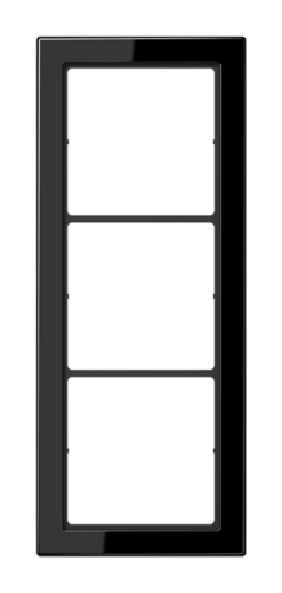 Рамка 3 поста JUNG FD DESIGN, черный