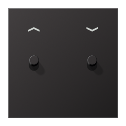 Накладка тумблера JUNG LS1912, черный лакированный алюминий