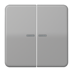 Клавиша двойная JUNG CD 500, серый