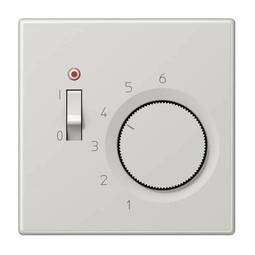 Терморегулятор Jung LS 990, механический, светло-серый, TRLS241LG