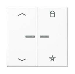 Накладка на жалюзийный выключатель Jung А-СЕРИЯ, белый, A1701PWW